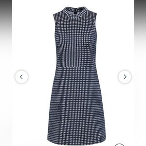 Theory Seraon Palmetto stretch knit sleeveless dress